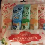 Hand Cream with Ice Cream, Snowflakes, Fruits, Strawberry, and Peach photo review
