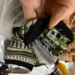 Autumn/Winter Mid-Calf Socks: Retro Boho Native Striped Knit Tights for Women photo review