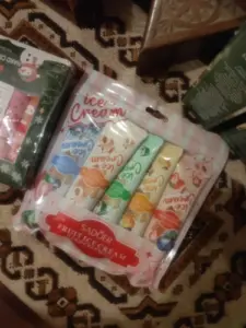 Hand Cream with Ice Cream, Snowflakes, Fruits, Strawberry, and Peach photo review