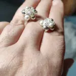 S925 Silver Needle Earrings photo review