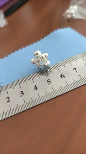 S925 Silver Needle Earrings photo review