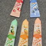 Hand Cream with Ice Cream, Snowflakes, Fruits, Strawberry, and Peach photo review