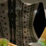 Autumn/Winter Mid-Calf Socks: Retro Boho Native Striped Knit Tights for Women photo review