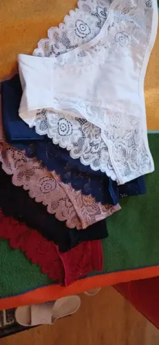 10 piece special price sexy lace and lace underwear with high elasticity, low waist, breathable, soft, flat angle triangle underwear for women photo review