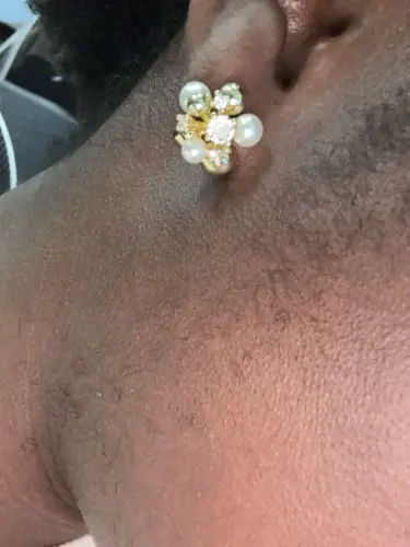 S925 Silver Needle Earrings photo review