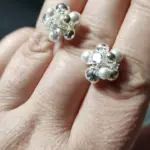 S925 Silver Needle Earrings photo review