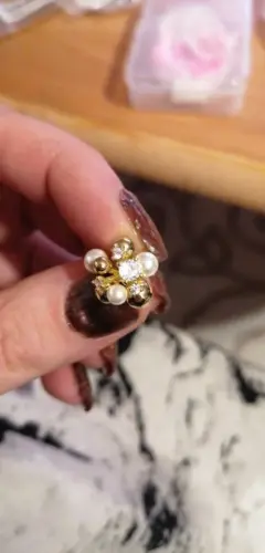 S925 Silver Needle Earrings photo review