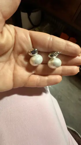 S925 Silver Needle Earrings photo review