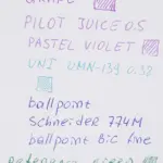 50 adorable blind box pens in a pencil case, 0.5mm black water-based ballpoint pens, non-drying, suitable for exams and studying photo review