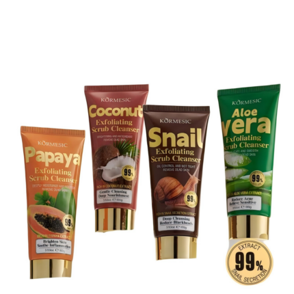 Coconut Facial Cleanser Snail Collagen Cross border Scrub Deep Cleansing Oil Control Cleanser