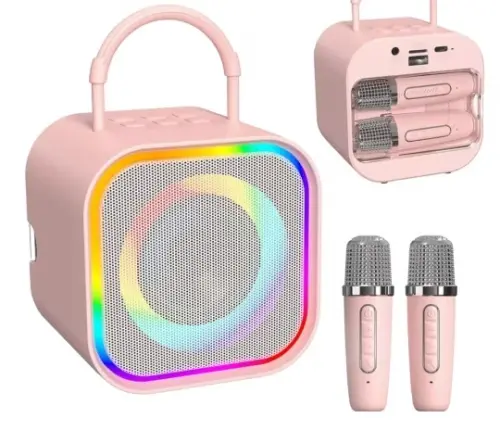 Divoom Dianyin Karaoke Bluetooth Speaker Microphone All-in-One Home Microphone for Singing, Small Home KTV photo review