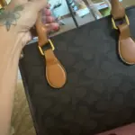 New 2025 Fashion Versatile Women's Bag with Large Capacity and High Quality, Retro Vintage Flower Handheld Tote Bag photo review