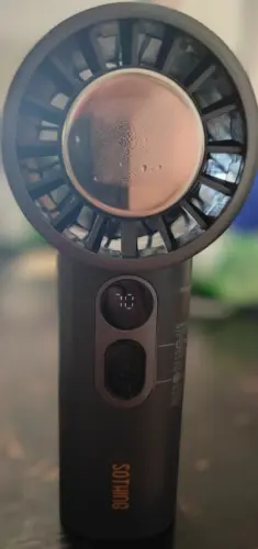 Xiangwu handheld small fan, silent, semi-conductor cooling High-speed charging, ultra-long battery life, outdoor summer cooling gadget photo review
