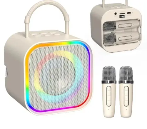 Divoom Dianyin Karaoke Bluetooth Speaker Microphone All-in-One Home Microphone for Singing, Small Home KTV photo review