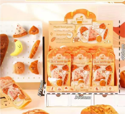 Cheese baking shop plush trendy food and cultural toys